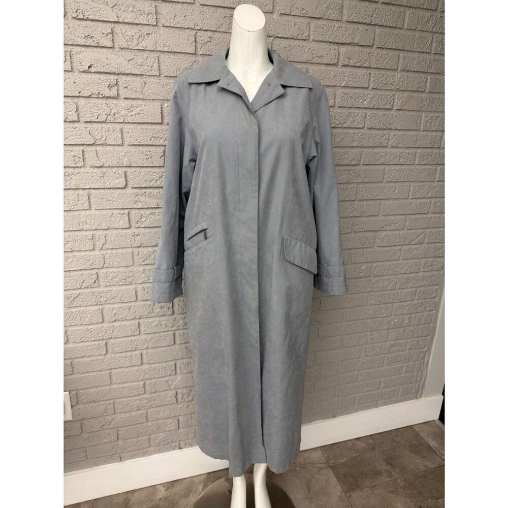 Fleet Street Rainwear Women’s Water-Resistant Trench Coat Size 8P